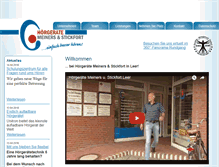 Tablet Screenshot of hoergeraete-leer.de